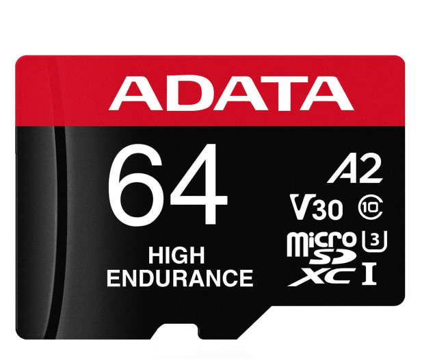 ADATA 64GB microSDXC HIGH Endurance UHS-I U3 V30S - 1333684 - zdjęcie 2